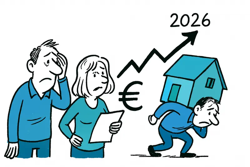 Wohnhaus in Palma de Mallorca symbolisiert Mieterhöhungen und Mietdruck 2026