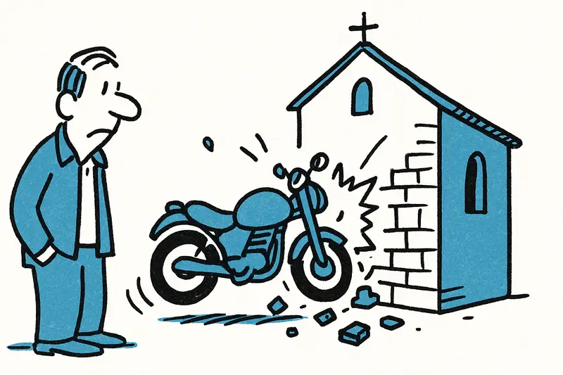Motorrad gegen Kirchenmauer in Establiments – Analyse und Maßnahmen