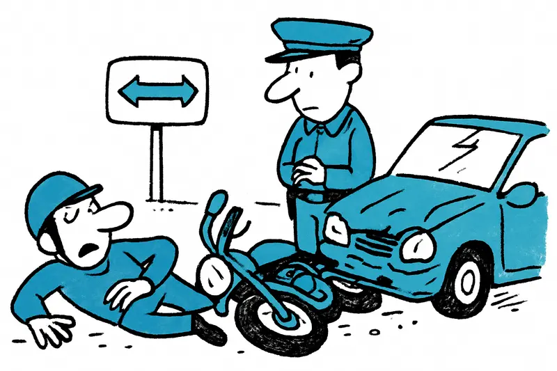 Serious Motorcycle Crash near Santa Eugenia: 54-Year-Old German in Critical Condition