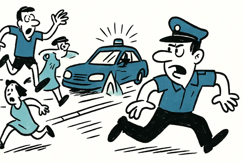 Persecución nocturna en Can Picafort: peatones y turistas deben apartarse