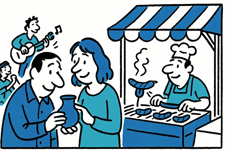 Nachtmarkt in Sineu: Drei Freitage mit Handwerk, Essen und Gemeinschaft