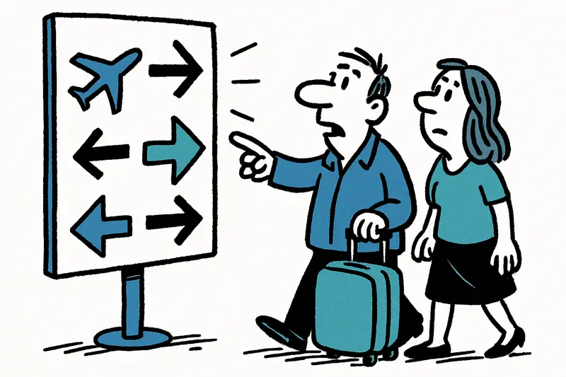 Neue Wegweiser am Flughafen Palma: Koffer abgeben wird jetzt leichter