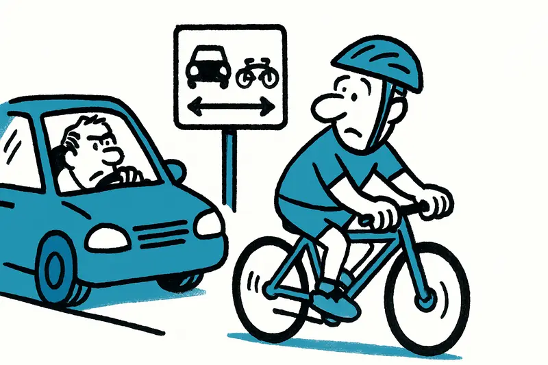 Neues Verkehrsschild auf Mallorca: 1,5 Meter Abstand soll Radfahrer schützen