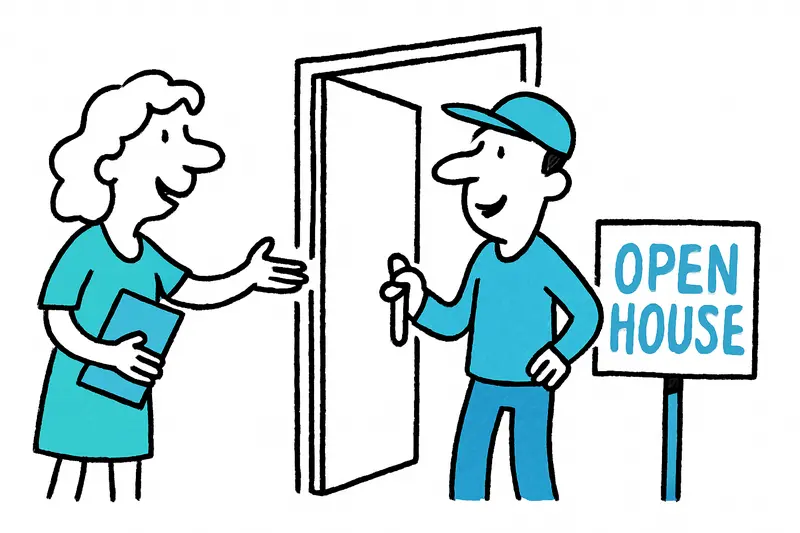 Visitors exploring a historic courtyard during the Open House Palma festival