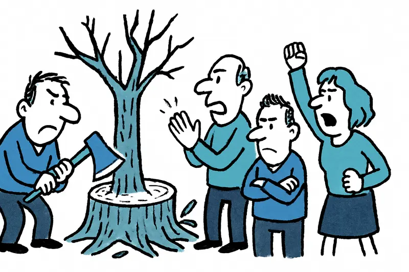 Palma removes 18 Ombú trees — Was another path possible?