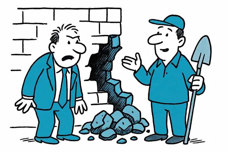 Einsturz am Baluard de Sant Pere in Palma – Sofortmaßnahmen gefordert