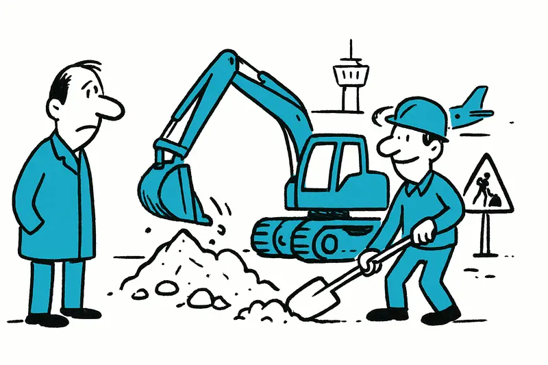 So wird Palmas Flughafen im Winter zur Großbaustelle