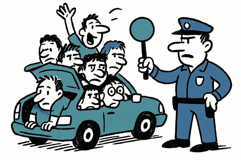 Palma: Police Stop Overloaded Car – Driver Under the Influence of Alcohol and Drugs