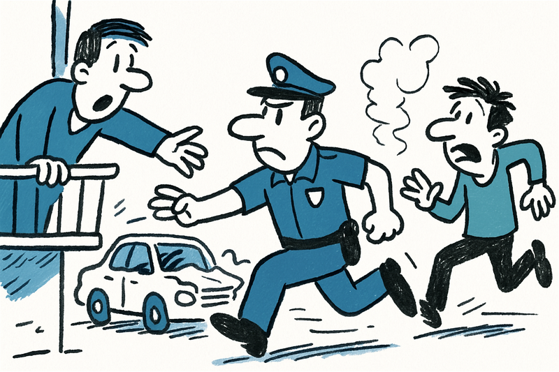 Palma: Polizeianwärter stoppt flüchtigen Unfallfahrer