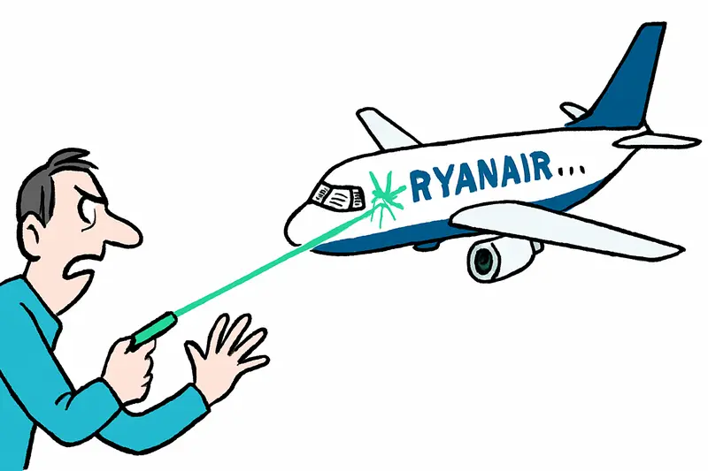 Palma: Ryanair-Flug aus Köln während Landeanflug mit Laser gestört