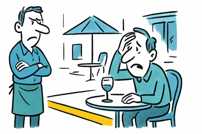 Yellow pavement markings indicating café terrace areas in Palma de Mallorca