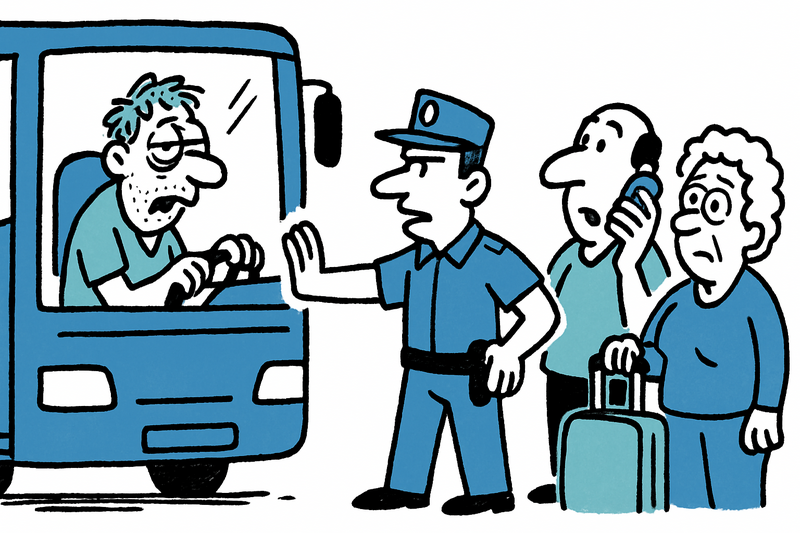 Palma: Busfahrer der TIB‑Linie 104 offenbar unter Drogen – Fahrgäste stoppten Weiterfahrt