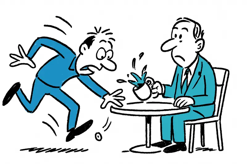 Taschendieb in Palma stolpert auf Café-Tisch – Kaffee über dem Ex-Staatsanwalt