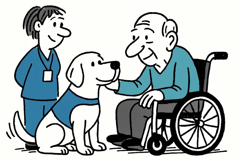 Therapiehunde im Hospital Joan March: Mehr Menschlichkeit im Klinikalltag