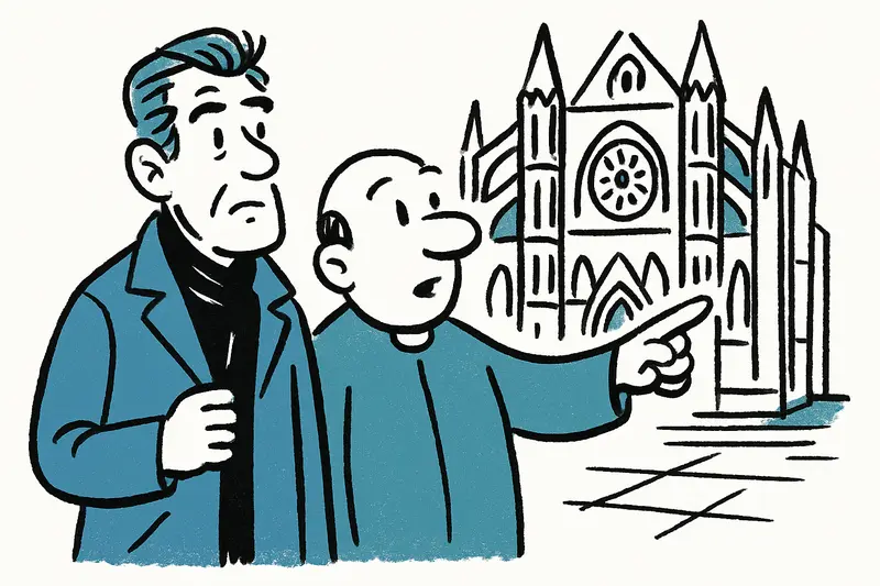 Pierce Brosnan in Palmas Kathedrale: Ein leiser Besuch in der Seu