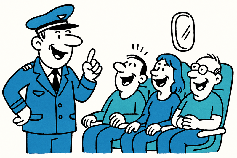 Pilot begeistert Passagiere mit schwäbischem Humor auf Mallorca-Flug