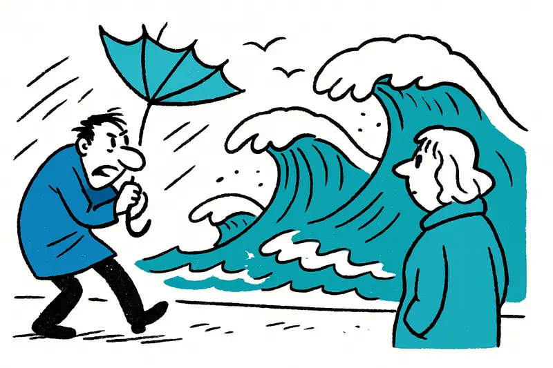 De repente otoño: Mallorca se enfría, viento y olas de hasta tres metros posibles