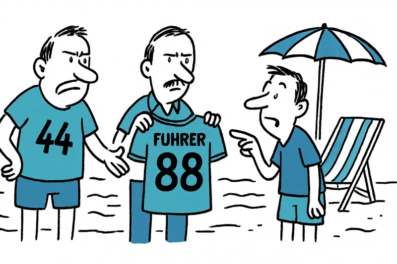 De vuelta en la playa: cuando las camisetas de fútbol se convierten en provocación política