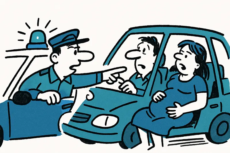 Polizei eskortiert Geburt auf Mallorca: MA-13, Alcúdia bis Inca