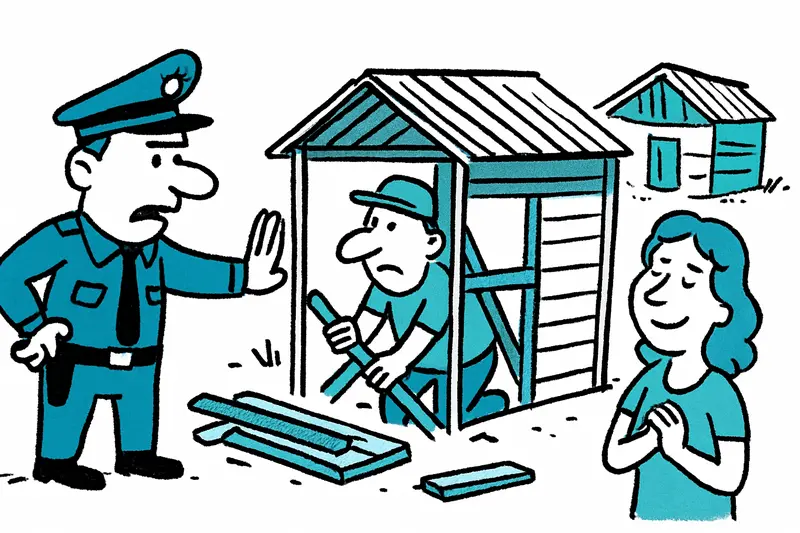 Police stop new drug shacks in Son Banya — residents briefly breathe a sigh of relief