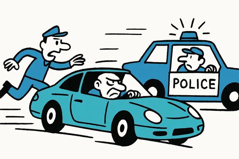 Nach Abschleppversuch: 70‑Jähriger rast im Porsche von Palma nach Llucmajor – Festnahme an der Wache