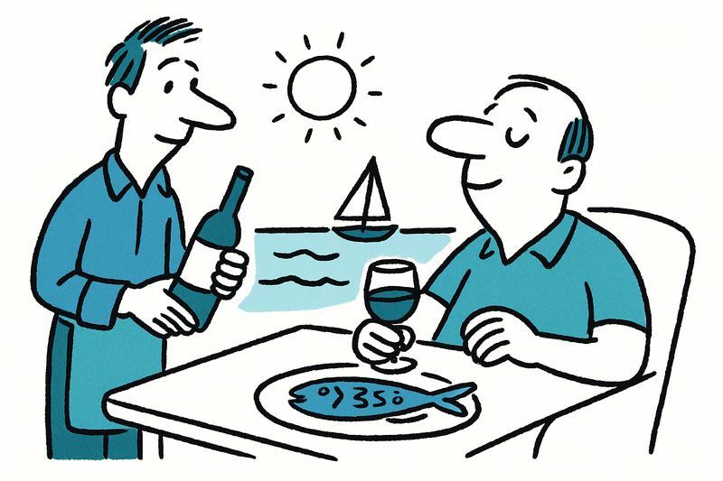 Im Portixol mit Meerblick: Wolfsbarsch, Wein und ein entspanntes Mittagsgefühl