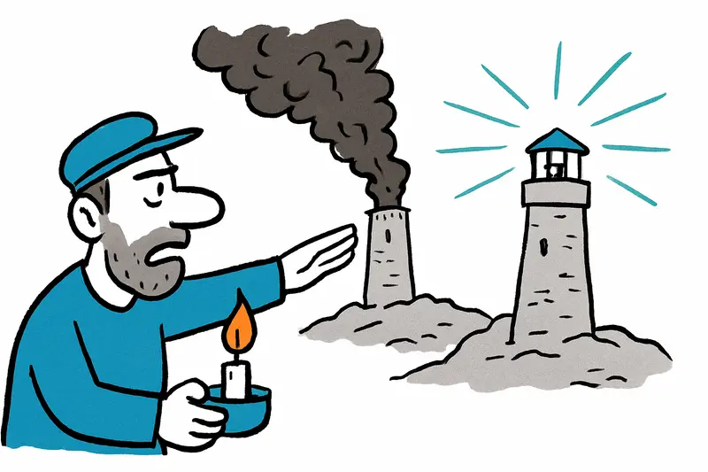 Wachtürme rund um Mallorca bei Dämmerung senden Rauch- und Lichtsignale als Zeichen der Solidarität