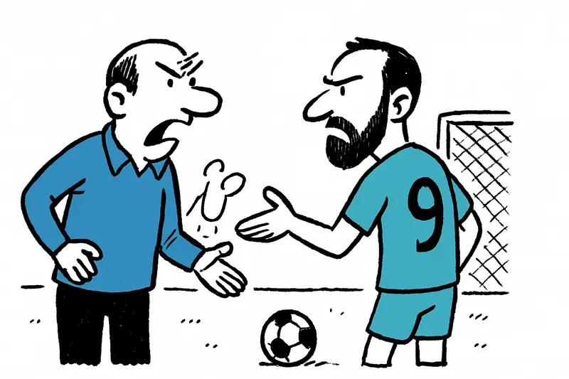 Jugadores del Mallorca protestan tras el penalti polémico que les hizo perder 1-2 en Vallecas