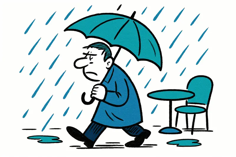 Regen am Sonntag: Santanyí bereitet sich auf nassen Tag vor
