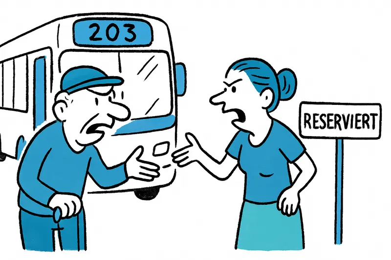 Pilotprojekt Linie 203: Residenten dürfen Plätze reservieren – ein Reality‑Check