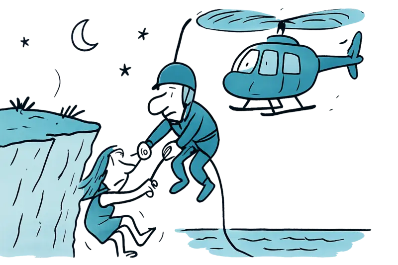 Operación de rescate en Tolleric: por qué las fiestas nocturnas en los acantilados son peligrosas