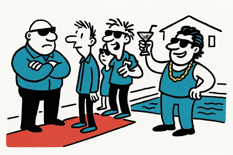 Roter Teppich, Goldketten und Pool: Die Robens feiern in Ses Palmeres