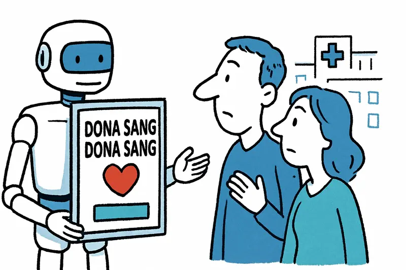 Robot at Son Espases promotes blood donations in Spanish and Catalan
