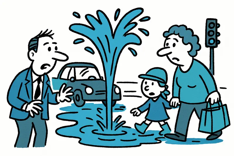 Rohrbruch bei Son Moix: Was der Ausfall über Palmas Wassernetz verrät