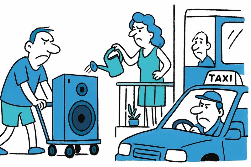 When a Backpack Loudspeaker Becomes a Stress Test: Season's End at Ballermann and Loud Disregard