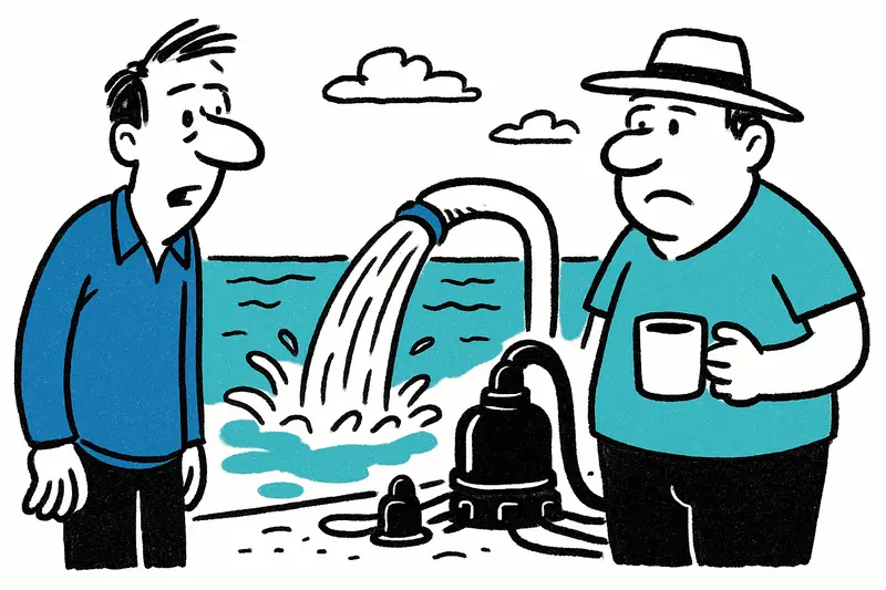 Ende des grünen Wassers? Sant Elm testet Meerwasser-Umwälzung