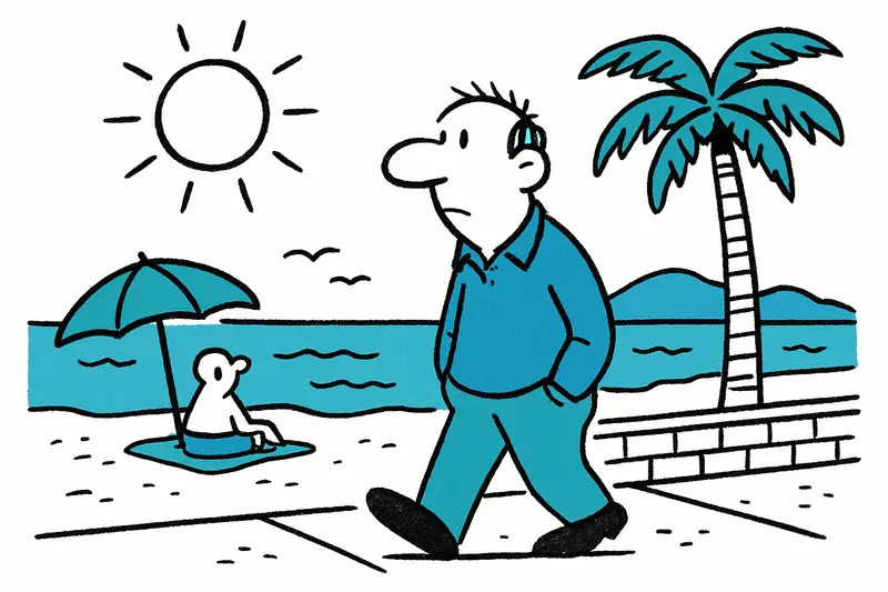 Klarer Himmel über Santa Ponsa am 31. August 2025 – Sonne, Meer und milde Nächte