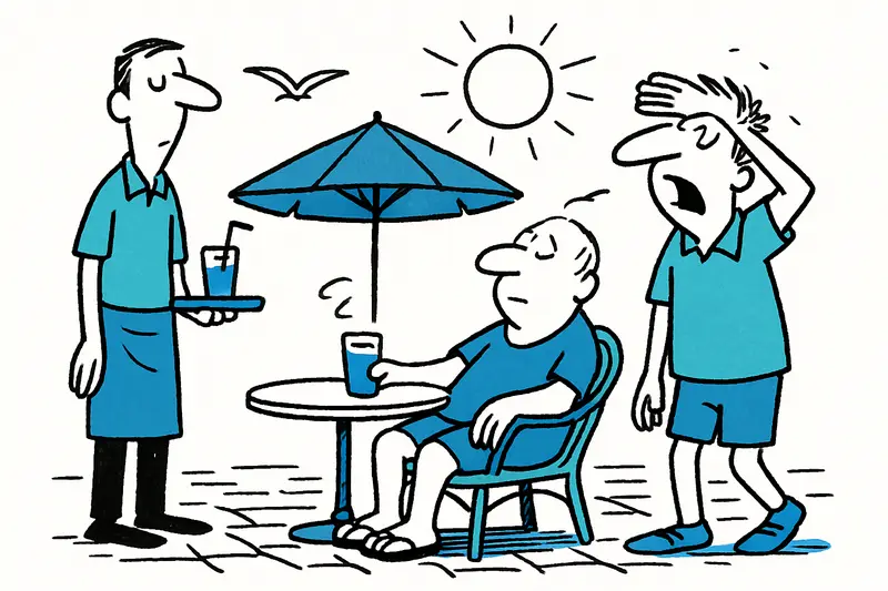 Sommer am Punkt: ein warmer Tag in Santanyí (17. August 2025)