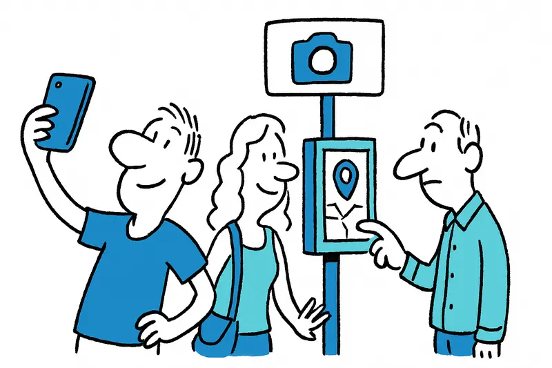 Fotoständer in Magaluf: Neue Selfie‑Route mit Web‑App