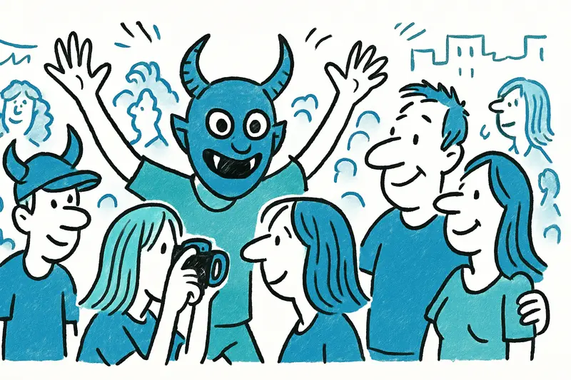 Sineu celebra la 'Mucada' – Máscaras, rosa y un poco de caos en la Plaça