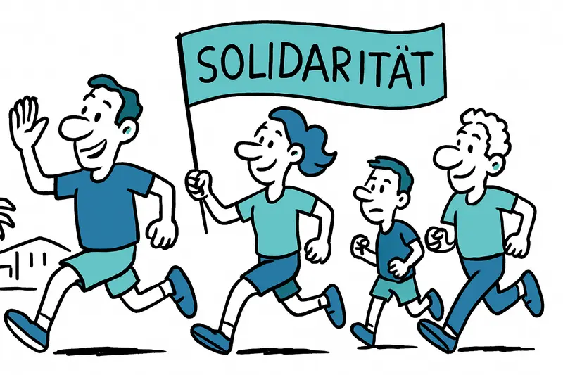 Runners and walkers on the newly renovated Paseo Marítimo in Palma with boats in the harbour