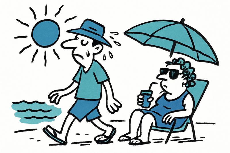 Sonniger Hochsommer in Sóller am 10. August 2025