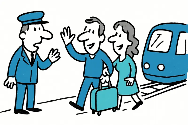 Crowd at Inca's Dijous Bo market with festive stalls and late-night trains running