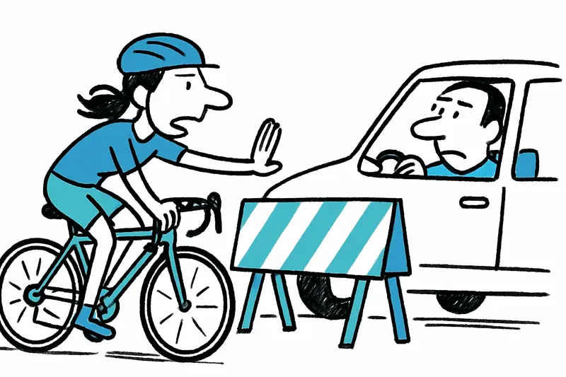 Streckenkarte der Frauen-Rundfahrt mit markierten Straßensperrungen und betroffenen Ortschaften auf Mallorca.