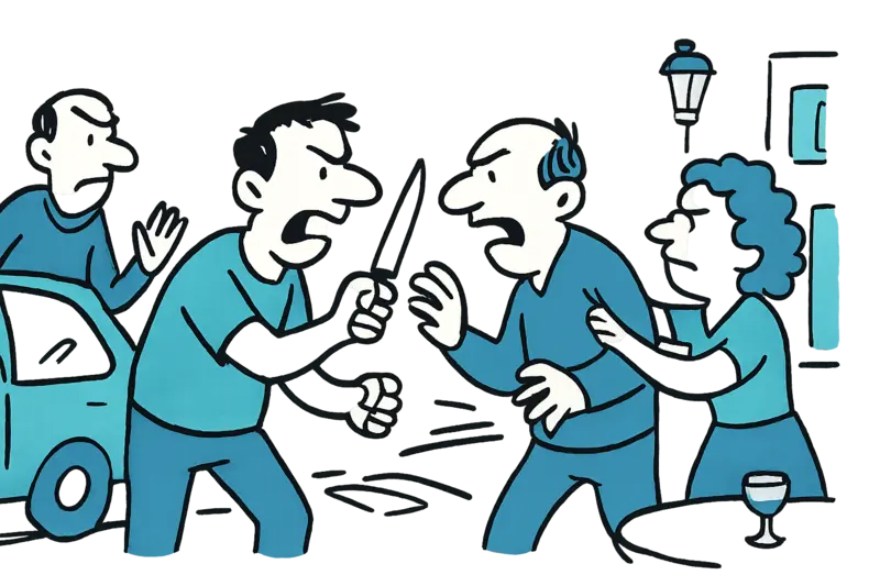 Conflicto de aparcamiento en Els Hostalets: cuando una plaza lleva a la violencia