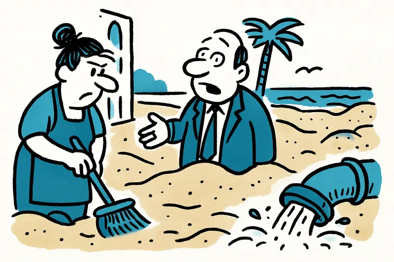 Playa de Palma versandet: Fehlende Mauer, fehlende Antworten