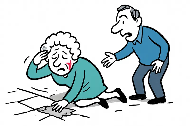 A fall in El Arenal: How safe are our sidewalks for older people?