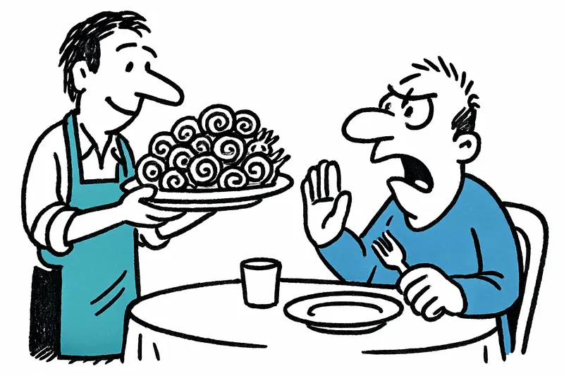 Mesa al aire libre en Mallorca con platos de caracoles y gente compartiendo la comida durante la celebración