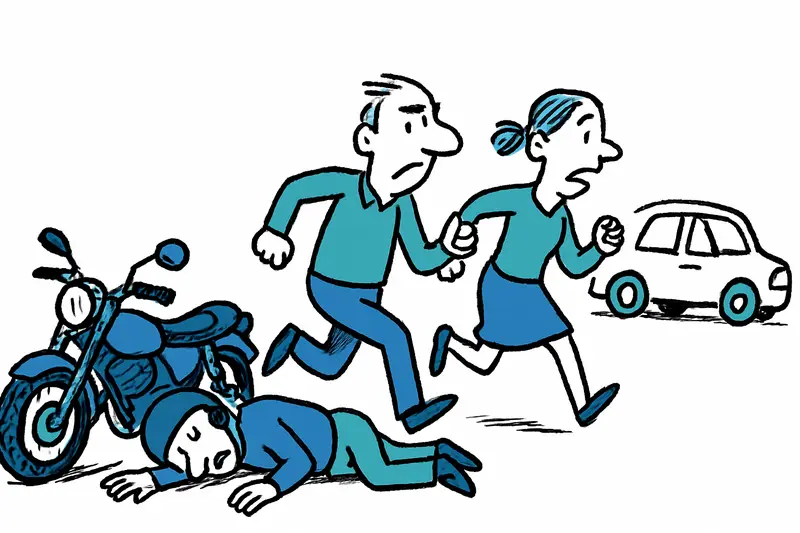 Fatal Motorcycle Crash in Palma: Vehicle Occupants Fled on Foot