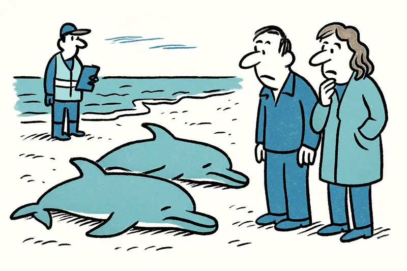 Tote Streifendelfine an Es Trenc und Cala Galdana: Fragen und Forderungen